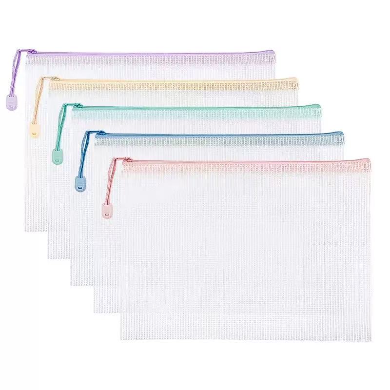 Document Organizer Folder - 6 pochettes à fermeture éclair en