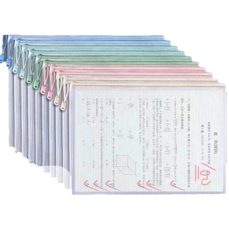 Document Organizer Folder - Morandi Grille fichier sac épais A4