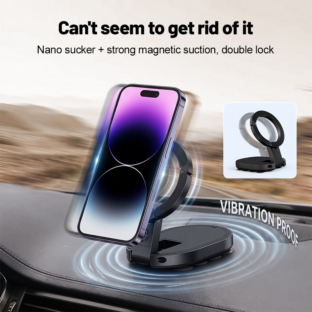 Travel Accessories Car - 360 ° Support de téléphone magnétique