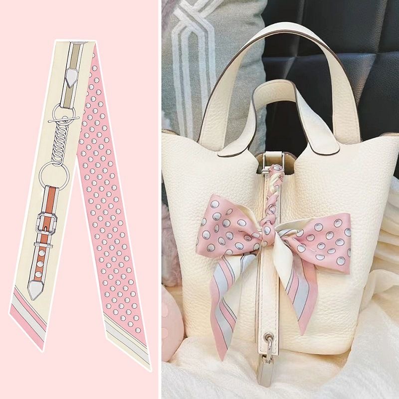 Travel Accessories Gifts - Écharpe d'été rose à pois pour