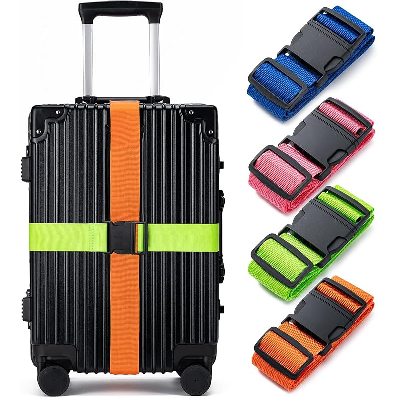 Travel Accessories Luggage Straps - Ensemble de 4 sangles de bagages,