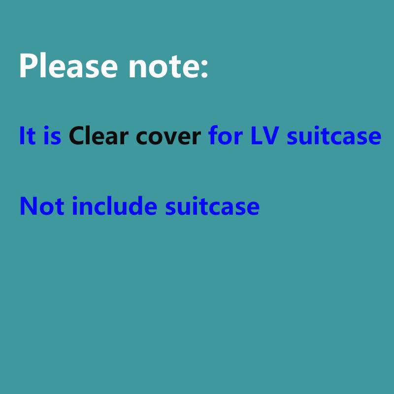 Juste transparente pour valise - Travel Accessories Lv avis et prix