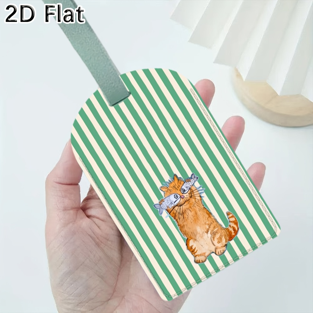 Étiquette de bagage motif chat - Travel Accessories Luggage Straps avis et prix