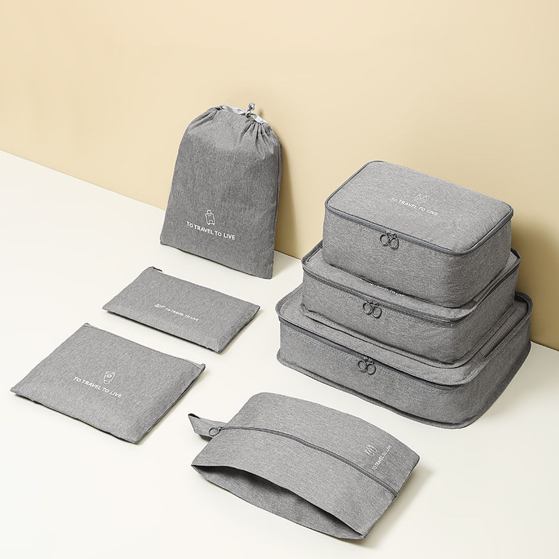 Ensemble de 7 cubes de rangeme - Travel Accessories Kit For Women avis et prix
