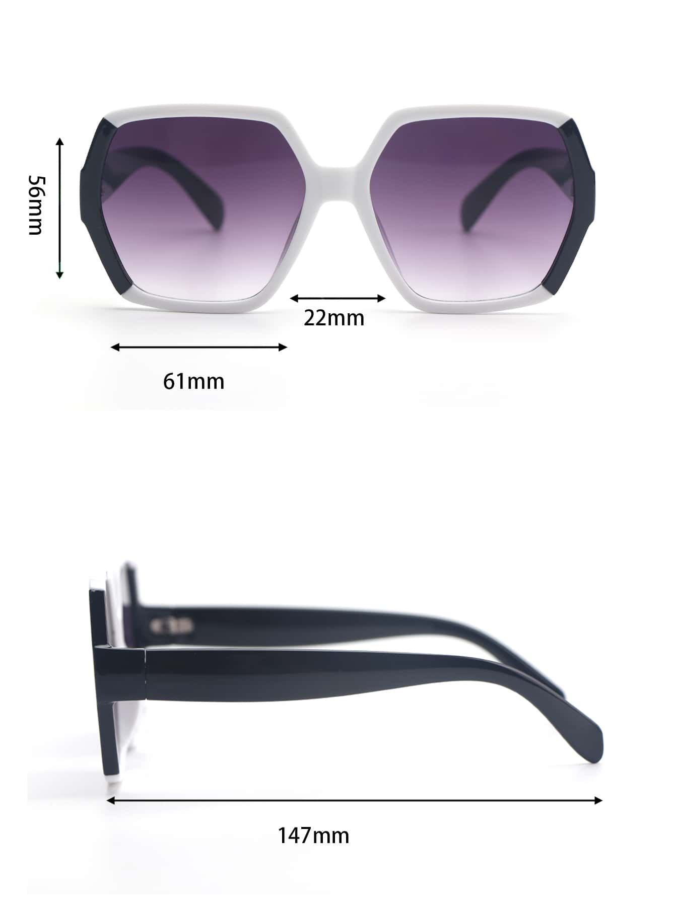 Lunettes géométriques noires e - Travel Accessories Gifts avis et prix