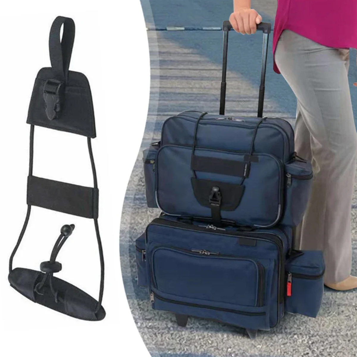 Sangle de connexion pour bagag - Travel Accessories Luggage Straps avis et prix