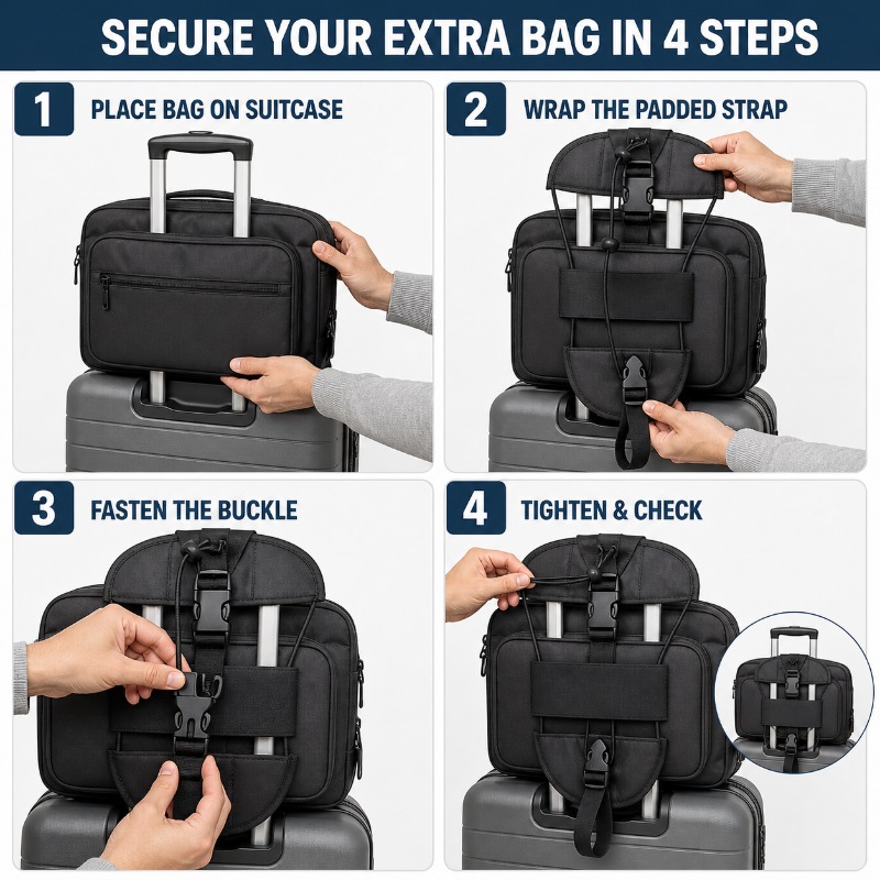 Sangle de bagage croisée Oxfor - Travel Accessories Luggage Straps avis et prix