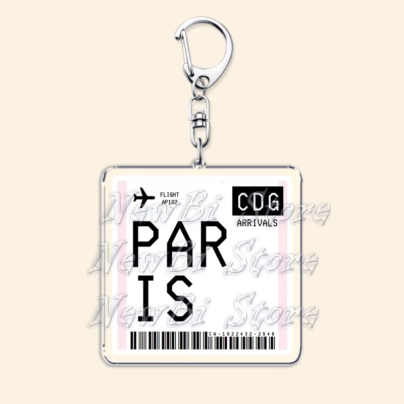 Porte-clés Carte d'embarquemen - Travel Accessories Gifts avis et prix